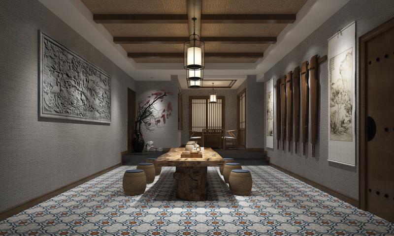 砼語花磚——艷麗的顏色，獨特的質(zhì)感